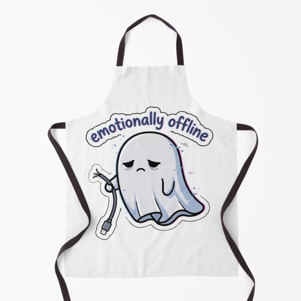 Item preview, Emotionally Offline Ghost designed and sold by Elviqus Shop.