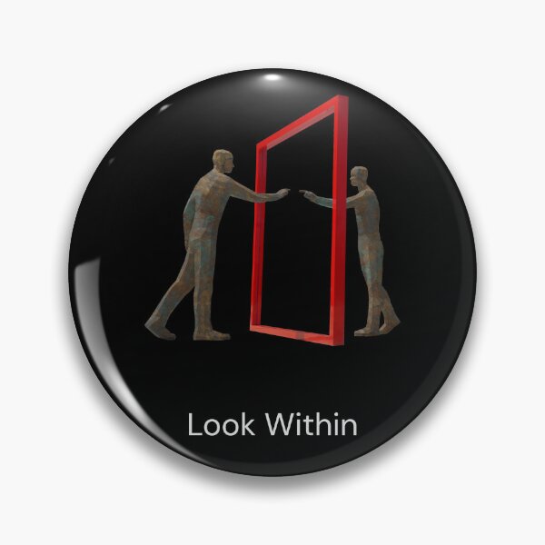 Item preview, Look Within Mirror Self Reflection Symbolic Design designed and sold by ContigoART.