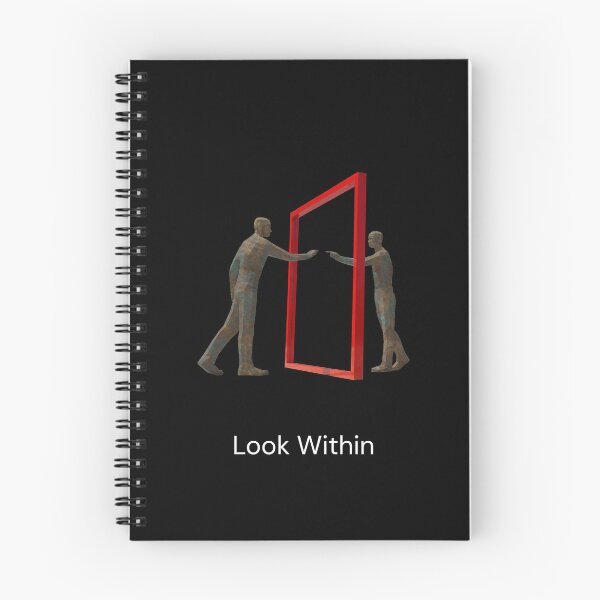 Item preview, Look Within Mirror Self Reflection Symbolic Design designed and sold by ContigoART.