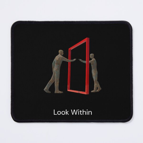 Item preview, Look Within Mirror Self Reflection Symbolic Design designed and sold by ContigoART.