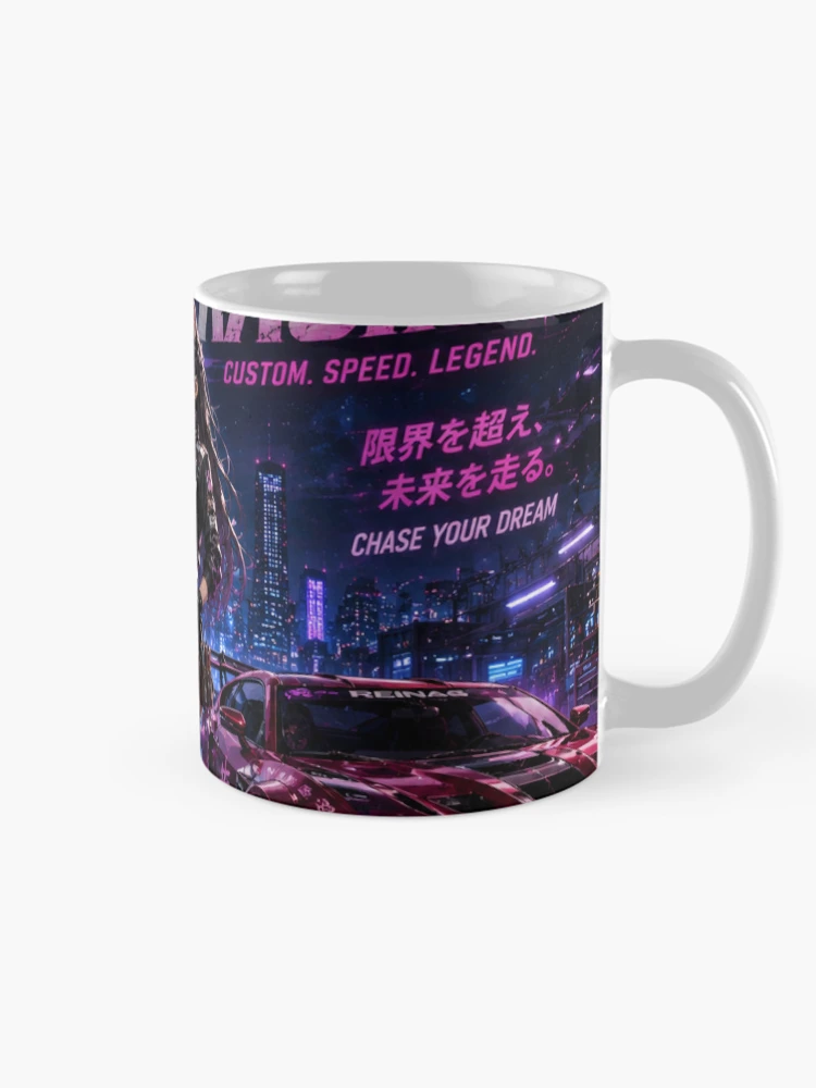 Thumbnail 3 of 6, Coffee Mug, REINA Racing – Two Machines One Spirit designed and sold by RinaWorksJP.