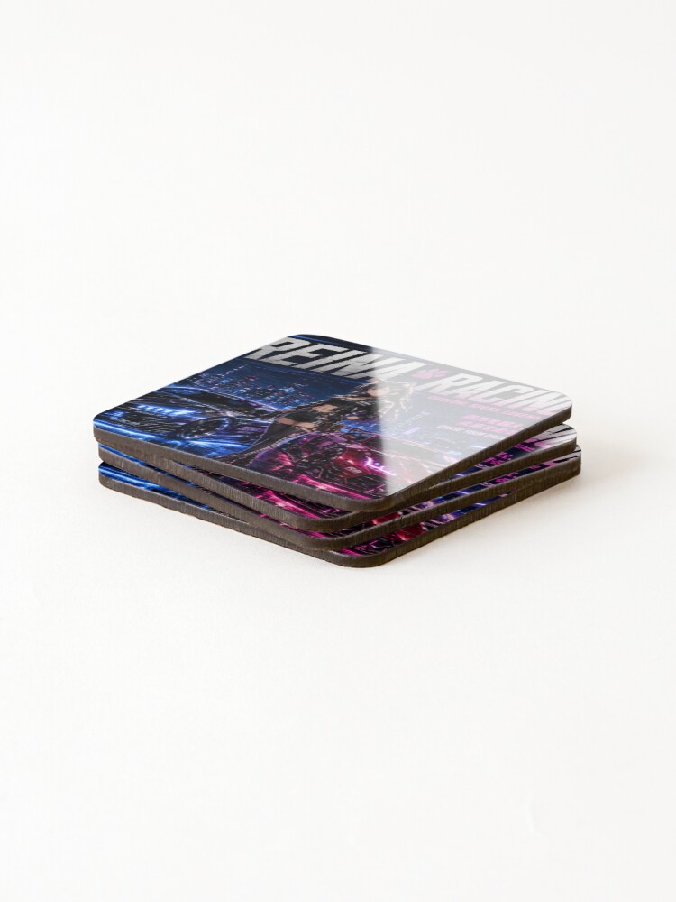 Thumbnail 4 of 5, Coasters (Set of 4), REINA Racing – Two Machines One Spirit designed and sold by RinaWorksJP.
