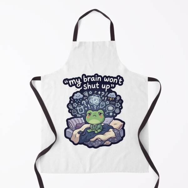 Item preview, Overthinking Frog at 3AM designed and sold by Elviqus Shop.