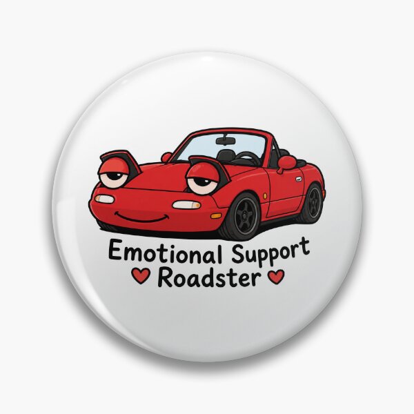 Item preview, Emotional Support Roadster Funny Miata Meme designed and sold by MonkiFlipp.
