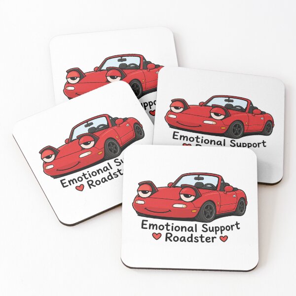 Item preview, Emotional Support Roadster Funny Miata Meme designed and sold by MonkiFlipp.