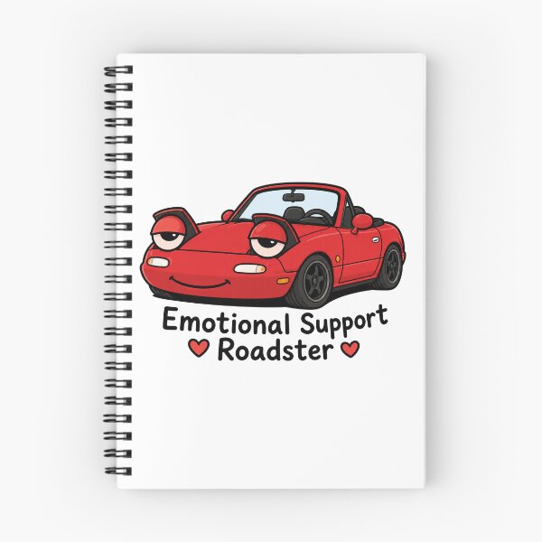 Item preview, Emotional Support Roadster Funny Miata Meme designed and sold by MonkiFlipp.