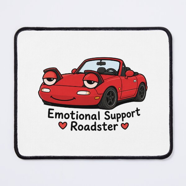 Item preview, Emotional Support Roadster Funny Miata Meme designed and sold by MonkiFlipp.