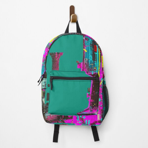 Item preview, Neon Cyber Arcade: Glitch Tech Classical Ruins designed and sold by A E S T H E T A T A G.