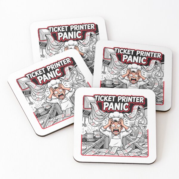 Item preview, Funny Chef Gift - Ticket Printer Panic Culinary Art designed and sold by BrewChef.