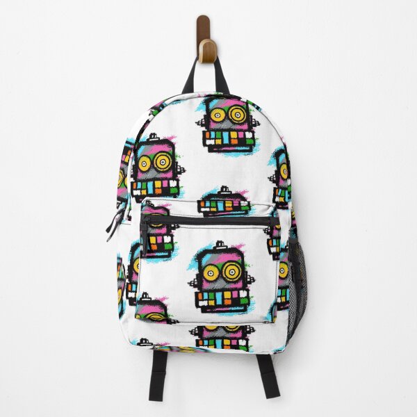 Item preview, Retro Robot No. 03 | Colourful Urban Folk Art Character by GWART designed and sold by GWARTGB.
