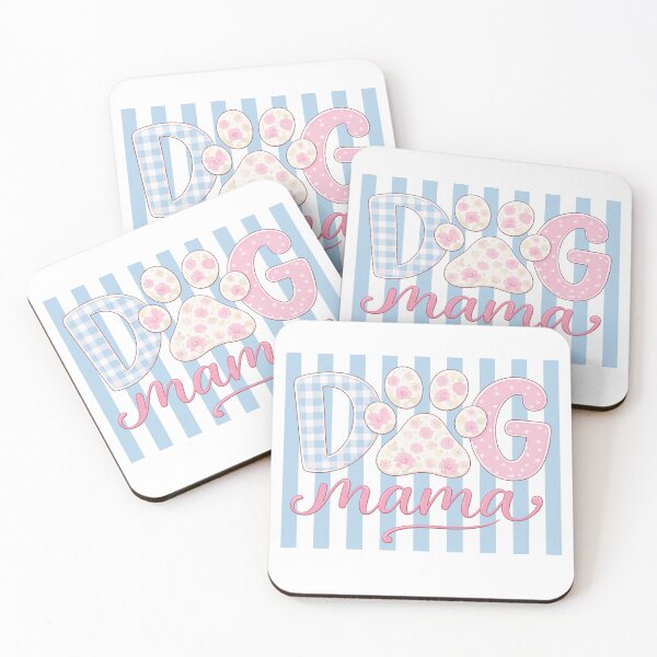 Item preview, Dog Mama Floral Paw Print Sticker designed and sold by ucpstudio.
