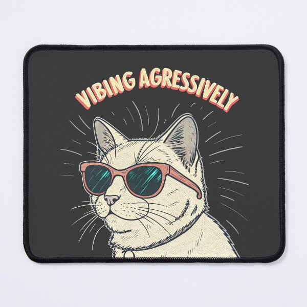Item preview, Vibing Aggressively - Modern vintage style designed and sold by Artiviose.