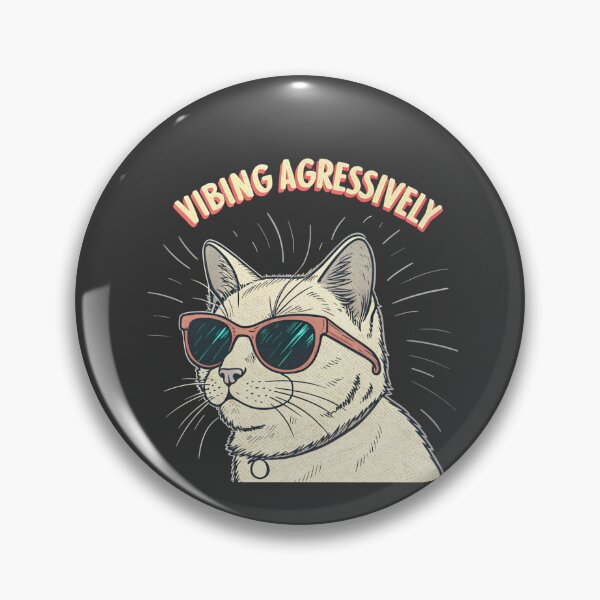 Item preview, Vibing Aggressively - Modern vintage style designed and sold by Artiviose.