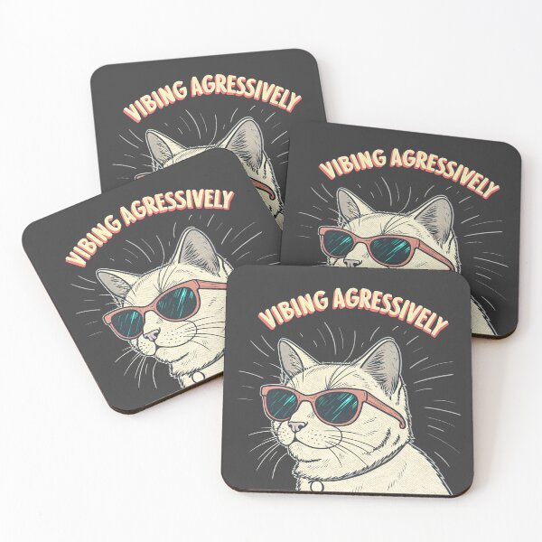 Item preview, Vibing Aggressively - Modern vintage style designed and sold by Artiviose.