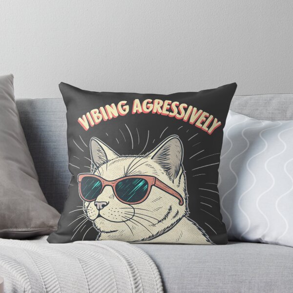 Item preview, Vibing Aggressively - Modern vintage style designed and sold by Artiviose.