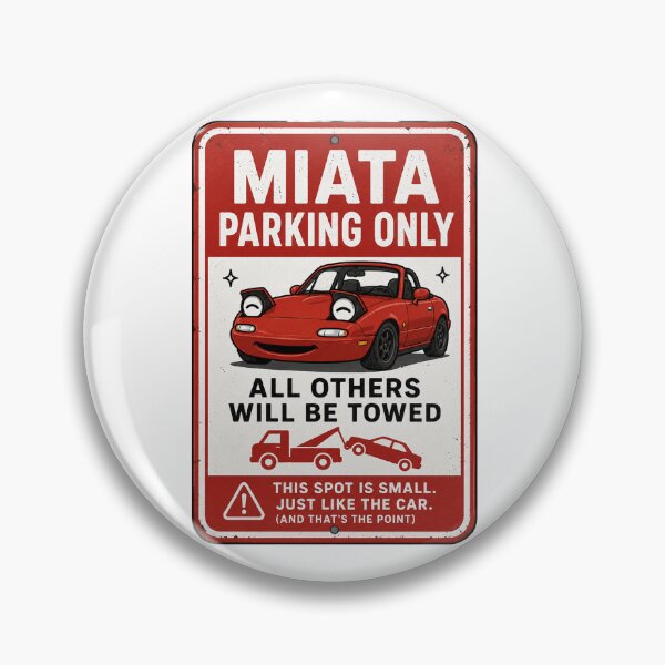 Item preview, Miata Parking Only Sign designed and sold by MonkiFlipp.