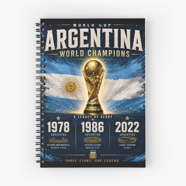 Item preview, Argentina World Champions 1978 1986 2022? designed and sold by FootProbability.