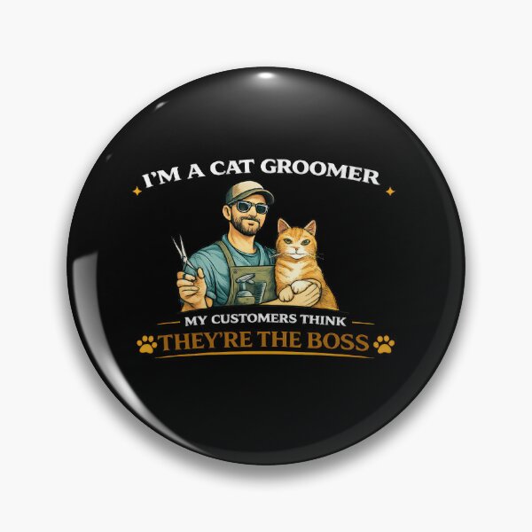 Item preview, Male Cat Groomer 01 designed and sold by Elisabeth Lucas.