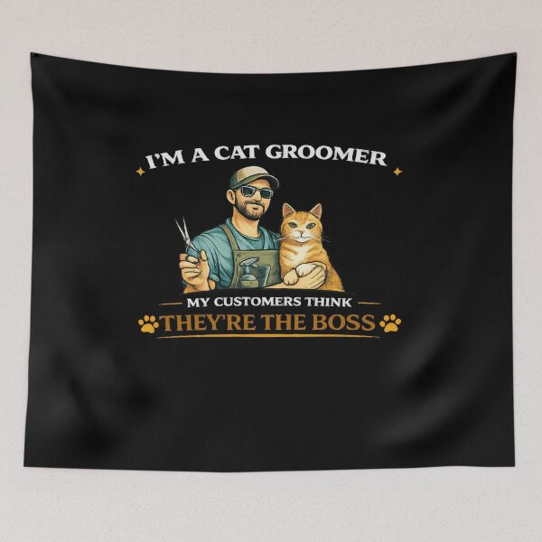 Item preview, Male Cat Groomer 01 designed and sold by Elisabeth Lucas.