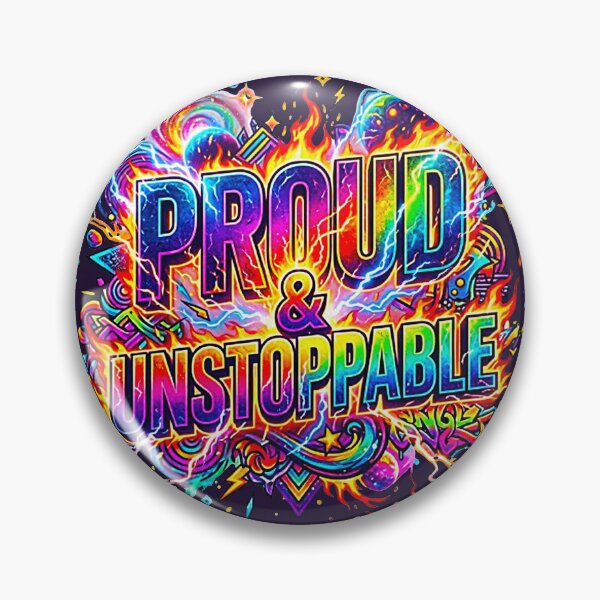 Item preview, Proud And Unstoppable Cosmic Graffiti Pride Art designed and sold by MT-Hub | Cute Aesthetic Art, Stickers & Phone Cases.