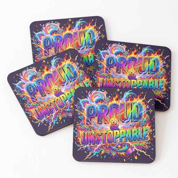 Item preview, Proud And Unstoppable Cosmic Graffiti Pride Art designed and sold by MT-Hub | Cute Aesthetic Art, Stickers & Phone Cases.