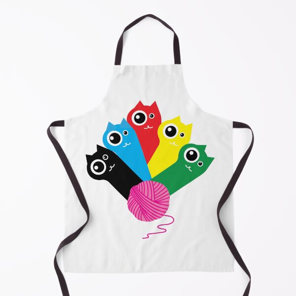 Item preview, multicolor cats designed and sold by RebelArt Designs.