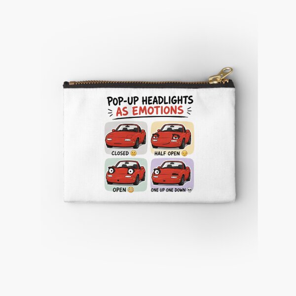 Item preview, Pop Up Headlights As Emotions Funny Miata designed and sold by MonkiFlipp.