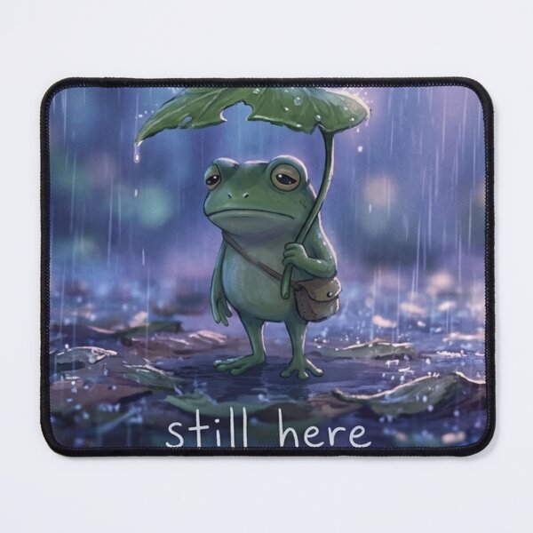 Item preview, Sad Frog Still Here designed and sold by Elviqus Shop.
