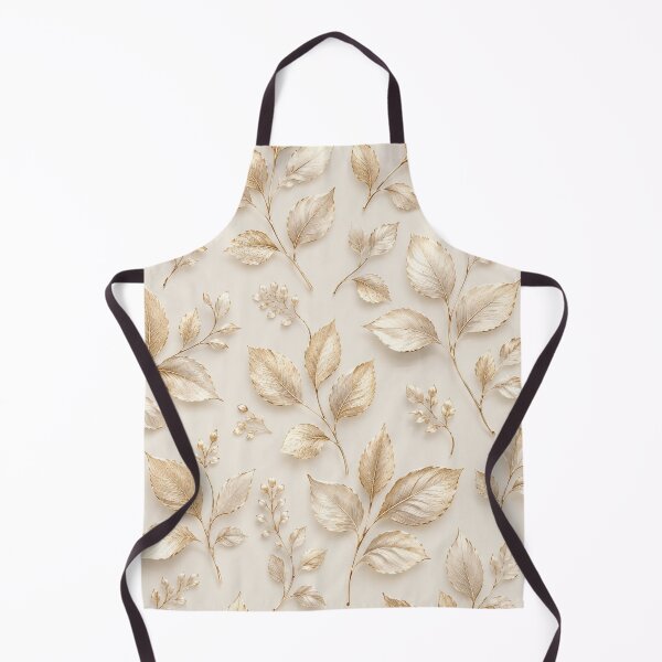 Item preview, Golden leaves on cream background  designed and sold by Heaven1111.