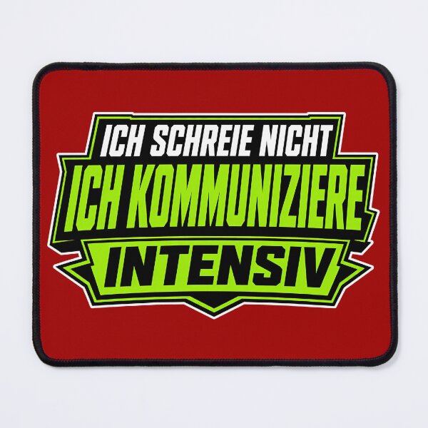 Item preview, Ich Schreie Nicht Ich Kommuniziere Intensiv Gaming Design designed and sold by Atelier-59.