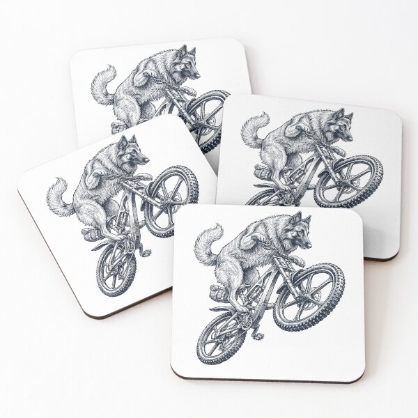 Item preview, Vintage Belgian Tervuren Riding Bicycle Cycling Bike Dog Lover designed and sold by TerryConnells.