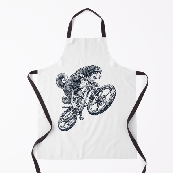 Item preview, Vintage Bernese Mountain Dog Riding Bicycle Cycling Bike Dog Lover designed and sold by TerryConnells.