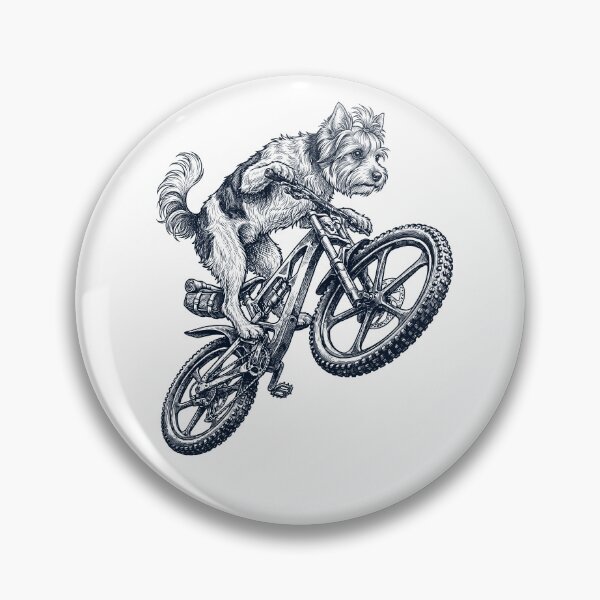 Item preview, Vintage Biewer Terrier Riding Bicycle Cycling Bike Dog Lover designed and sold by TerryConnells.