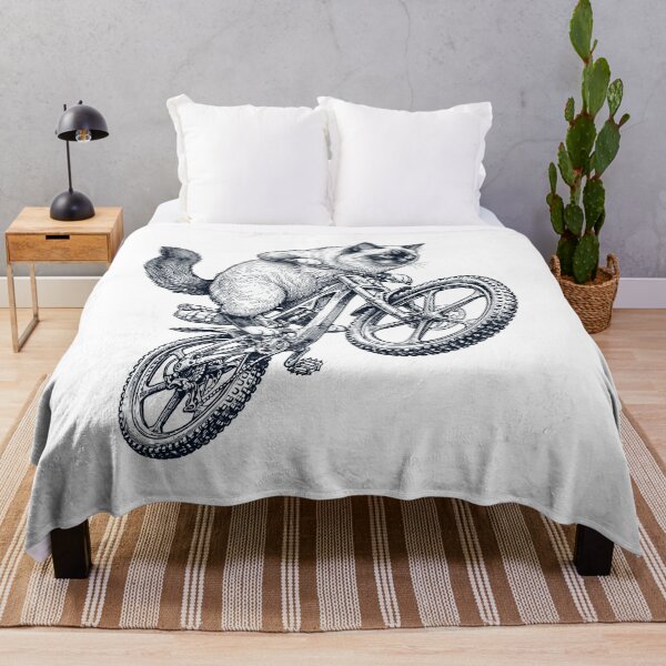 Item preview, Vintage Birman Cat Riding Bicycle Cycling Bike Kitten Lover designed and sold by TerryConnells.