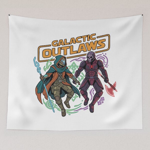 Item preview, Galactic Outlaws Space Warriors designed and sold by QuietBloom80.