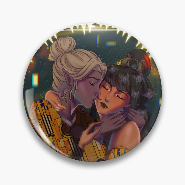 Item preview, The Kiss - Shadowheart and Minthara Baldur's Gate 3 designed and sold by Chairae Art.