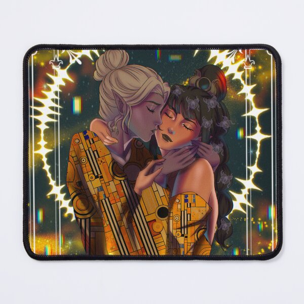 Item preview, The Kiss - Shadowheart and Minthara Baldur's Gate 3 designed and sold by Chairae Art.