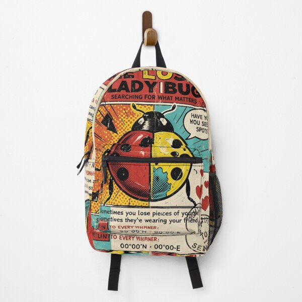 Item preview, The Lost Ladybug Pop Art Stamp Design | Vintage Comic Streetwear Graphic designed and sold by CallisC-Arts.