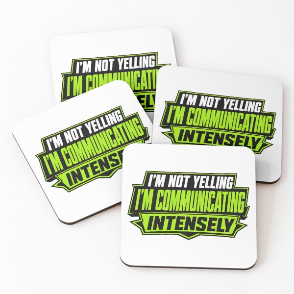 Item preview, I'm Not Yelling I'm Communicating Intensely Gaming Design designed and sold by Atelier-59.