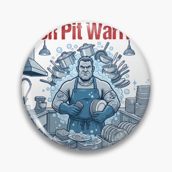 Item preview, The Unsung Hero: Dish Pit Warrior - Funny Kitchen Art designed and sold by BrewChef.