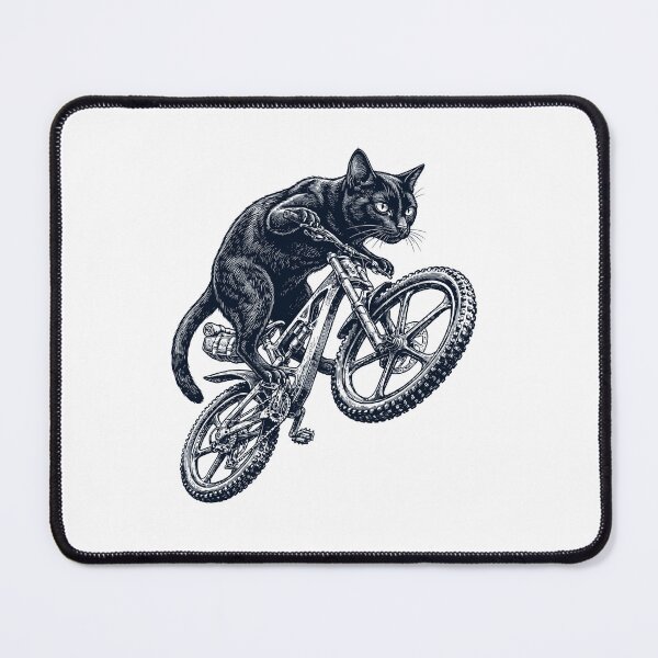 Item preview, Vintage Bombay Cat Riding Bicycle Cycling Bike Kitten Lover designed and sold by TerryConnells.