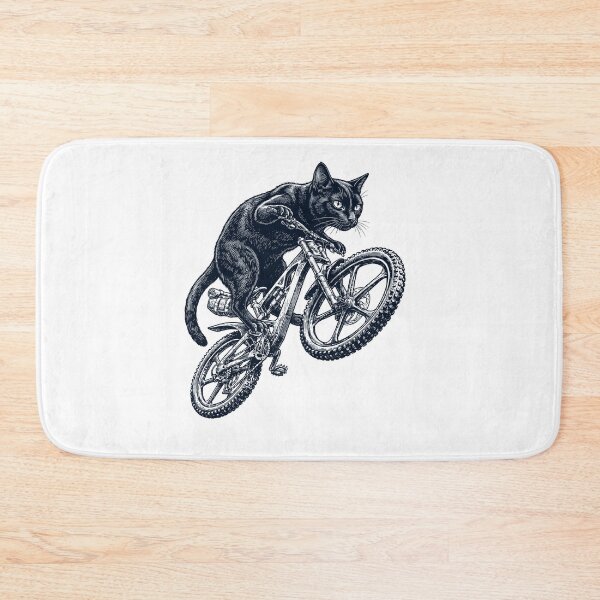 Item preview, Vintage Bombay Cat Riding Bicycle Cycling Bike Kitten Lover designed and sold by TerryConnells.