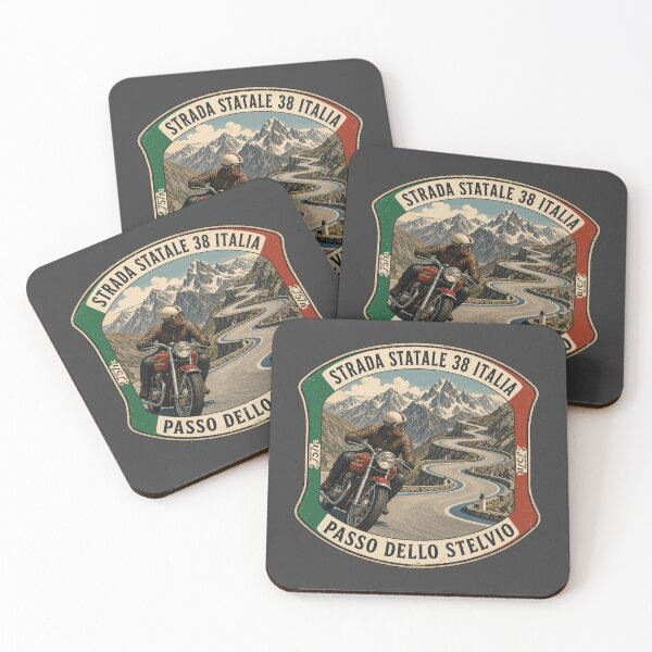 Item preview, Stelvio Pass Passo Dello Stelvio Italy Motorcycle Sticker & TShirt 07 designed and sold by OuterShellUK.