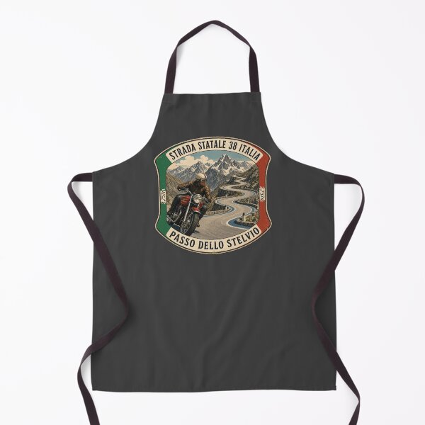 Item preview, Stelvio Pass Passo Dello Stelvio Italy Motorcycle Sticker & TShirt 07 designed and sold by OuterShellUK.