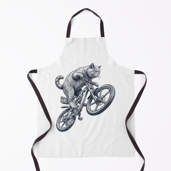 Item preview, Vintage British Shorthair Cat Riding Bicycle Cycling Bike Kitten Lover designed and sold by TerryConnells.