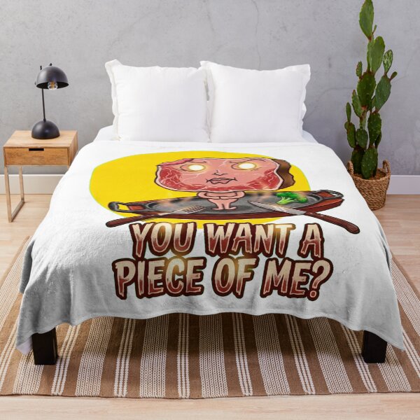 Item preview, Angry Steak - You Want a Piece of Me? Funny Meat Character designed and sold by Surreal Characters & Cute Pups.