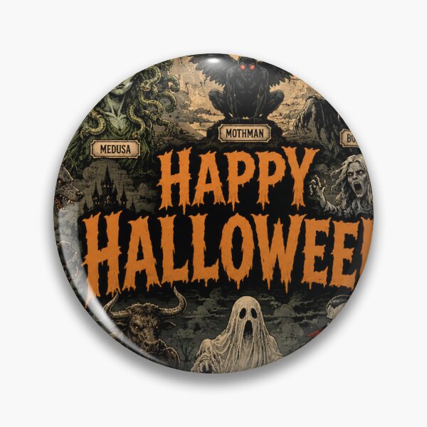 Item preview, Happy Halloween Folklore Edition Banner Illustration designed and sold by AIfolklore.