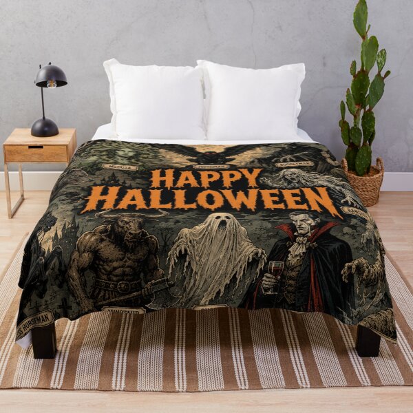 Item preview, Happy Halloween Folklore Edition Banner Illustration designed and sold by AIfolklore.