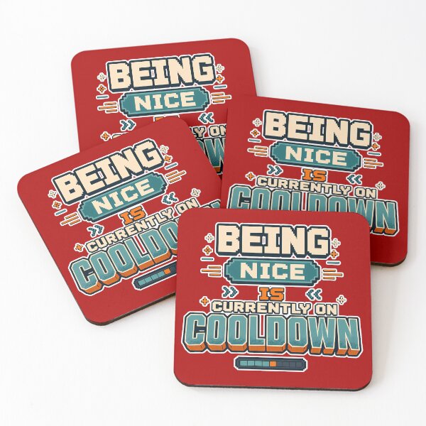 Item preview, Being Nice Is Currently On Cooldown Gaming Design designed and sold by Atelier-59.