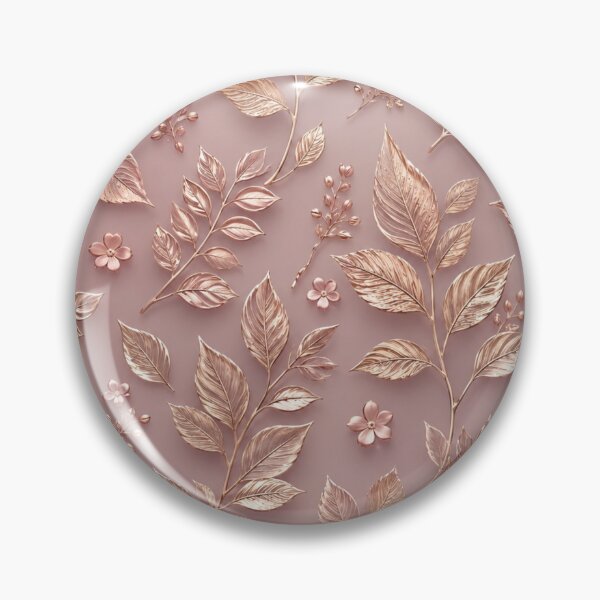 Item preview, Golden leaves on rusty pink background  designed and sold by Heaven1111.